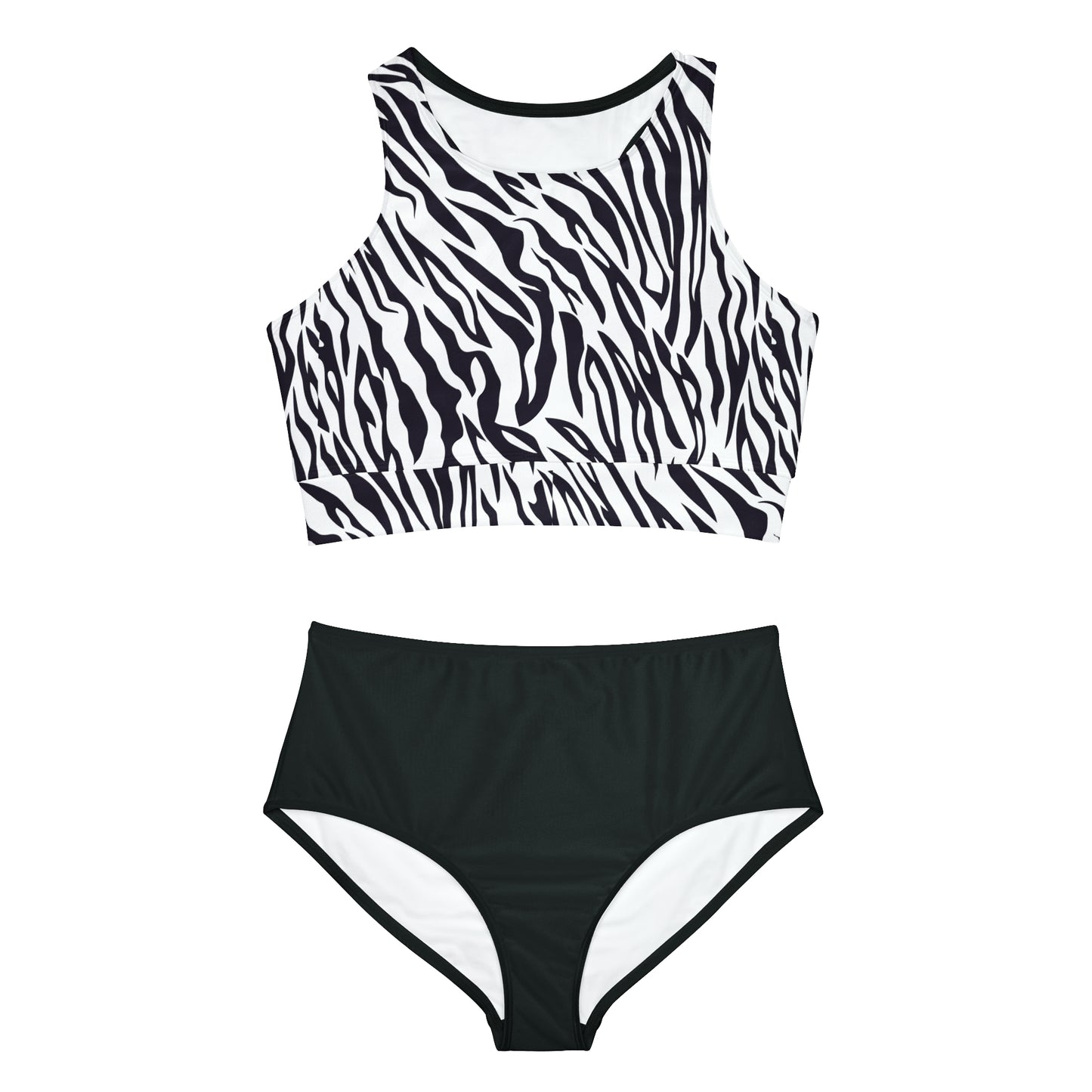 Black Tiger Bikini Set