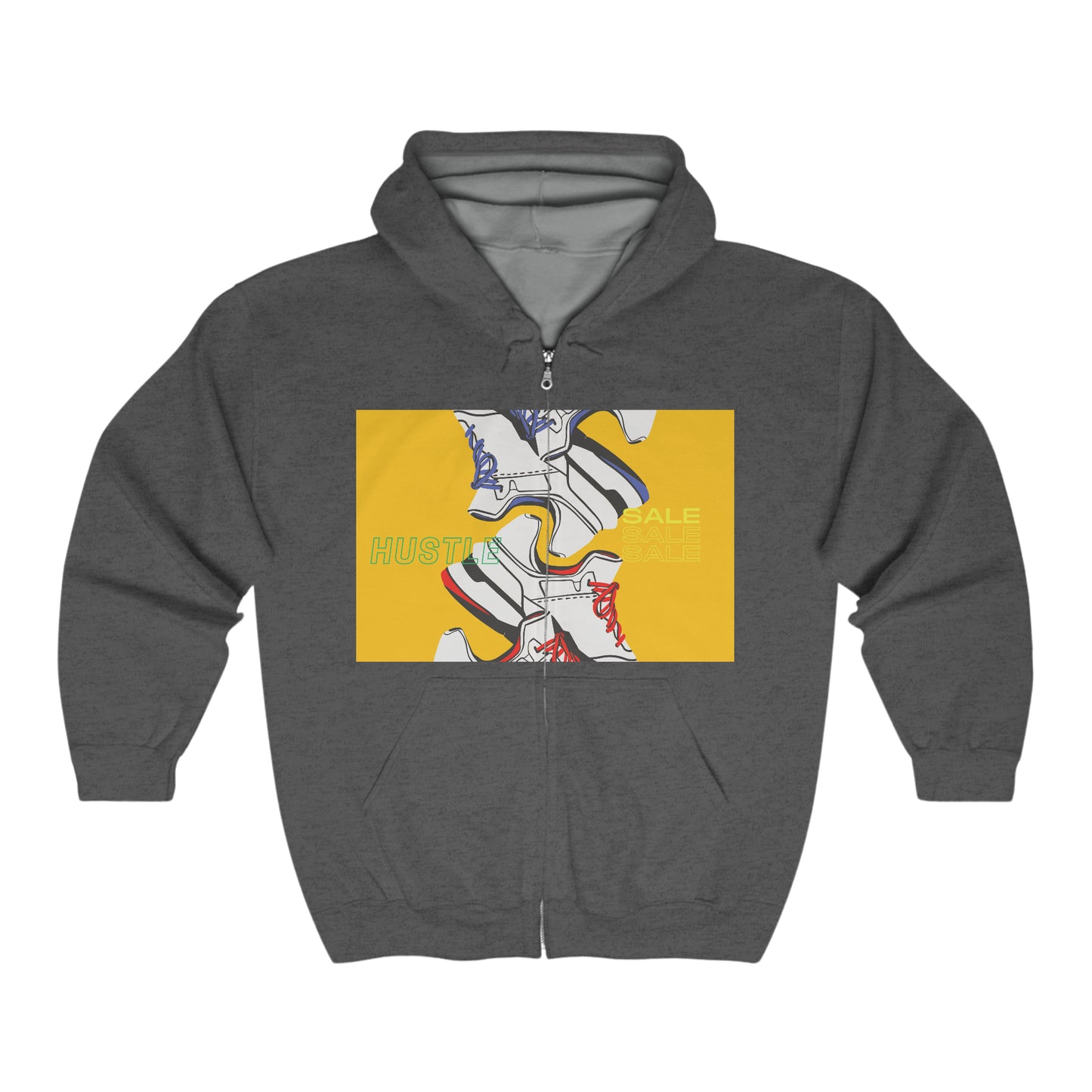 Zip Hooded Sweatshirt Sneaker Hustle